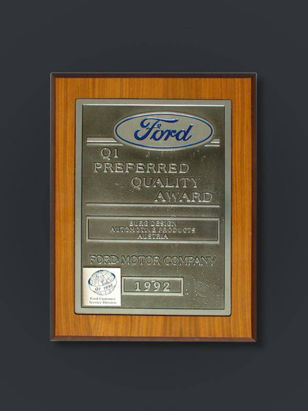 Ford Q1 Award